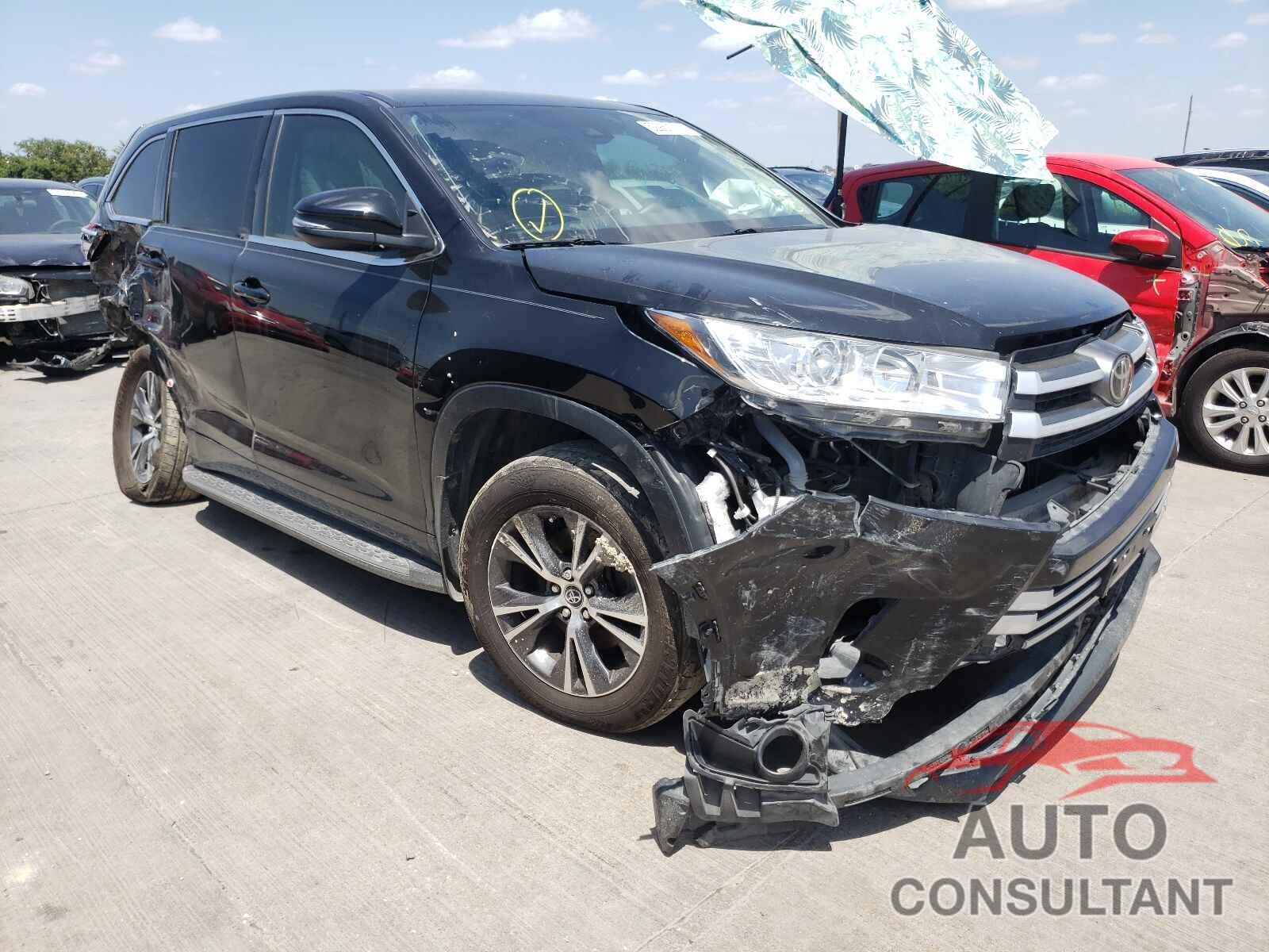 TOYOTA HIGHLANDER 2017 - 5TDZZRFH7HS197370