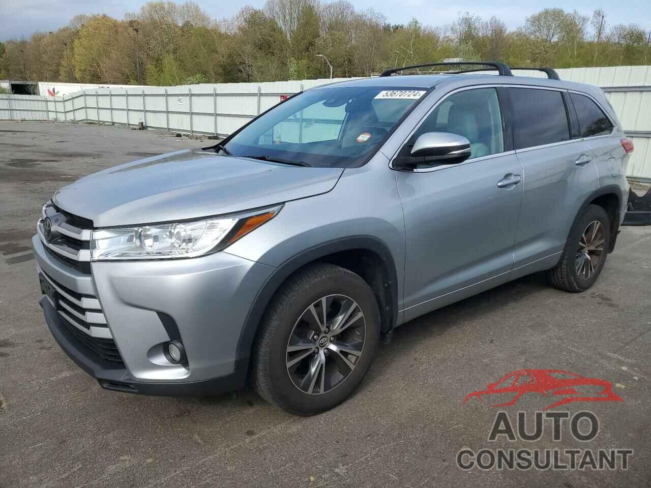 TOYOTA HIGHLANDER 2018 - 5TDBZRFH4JS900754