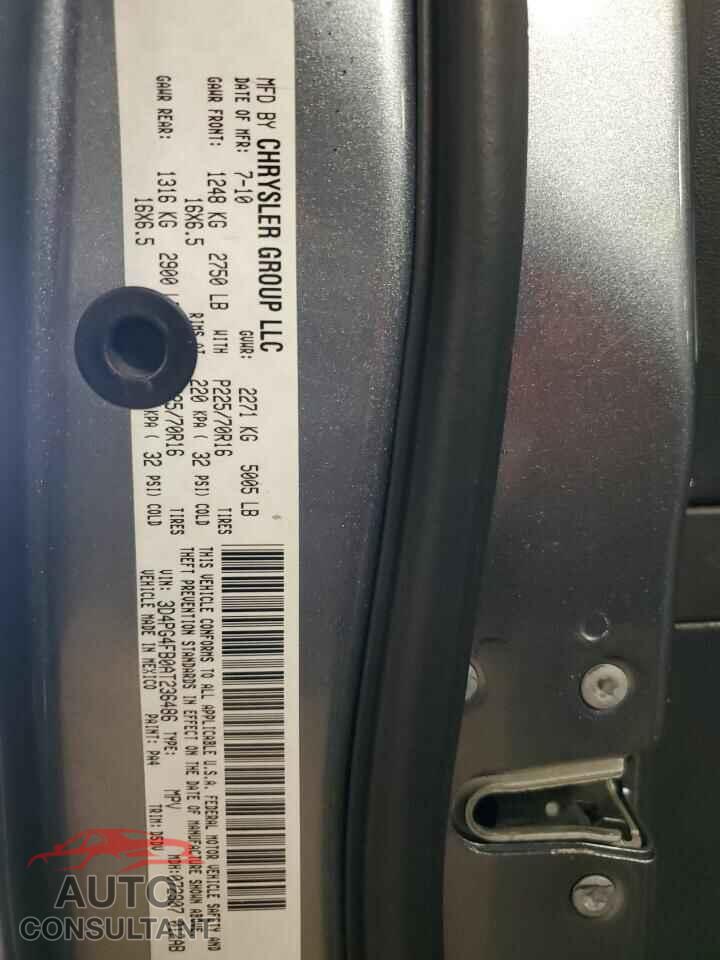 DODGE JOURNEY 2010 - 3D4PG4FB0AT236486