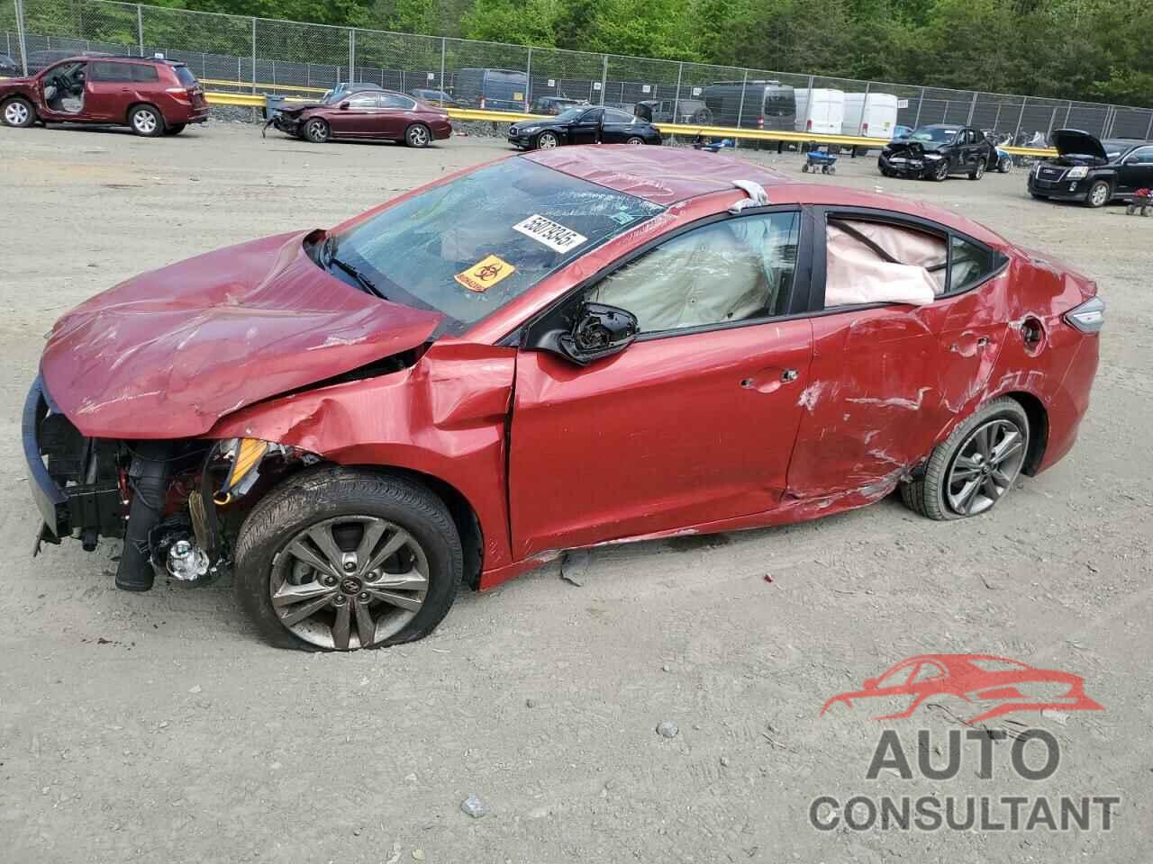 HYUNDAI ELANTRA 2018 - 5NPD84LF0JH259433