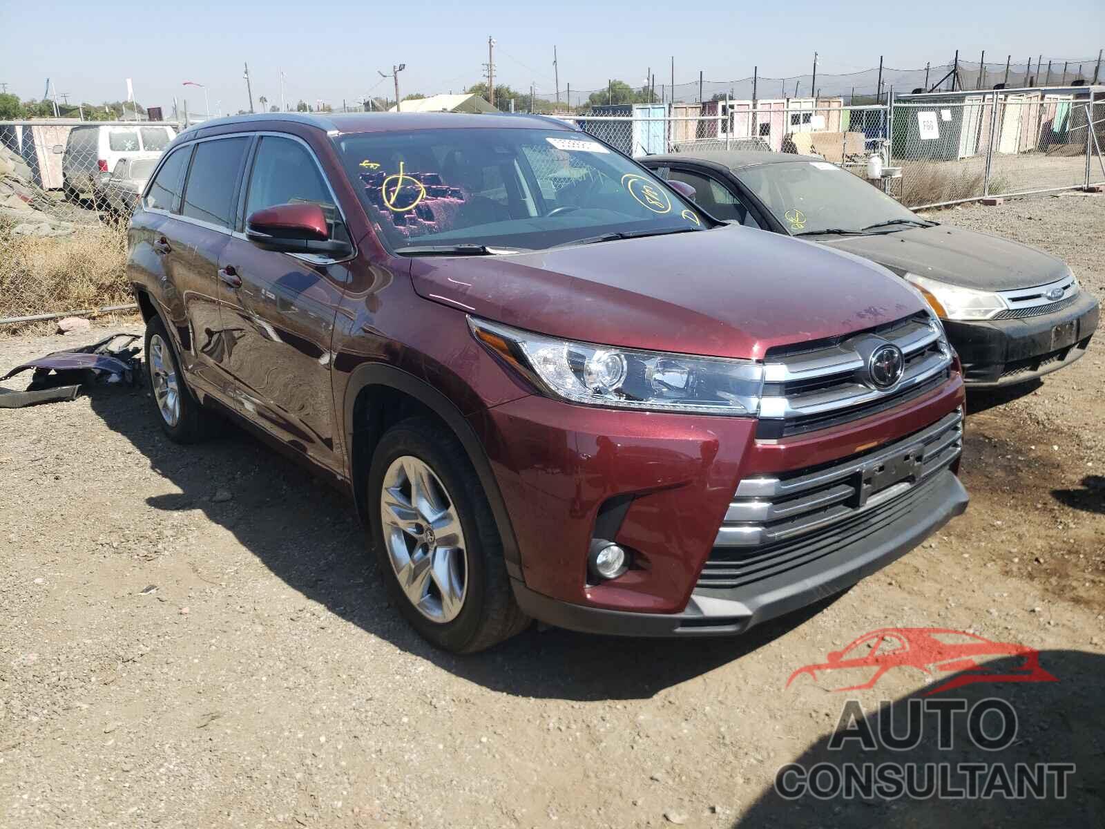 TOYOTA HIGHLANDER 2017 - 5TDDZRFH8HS439710