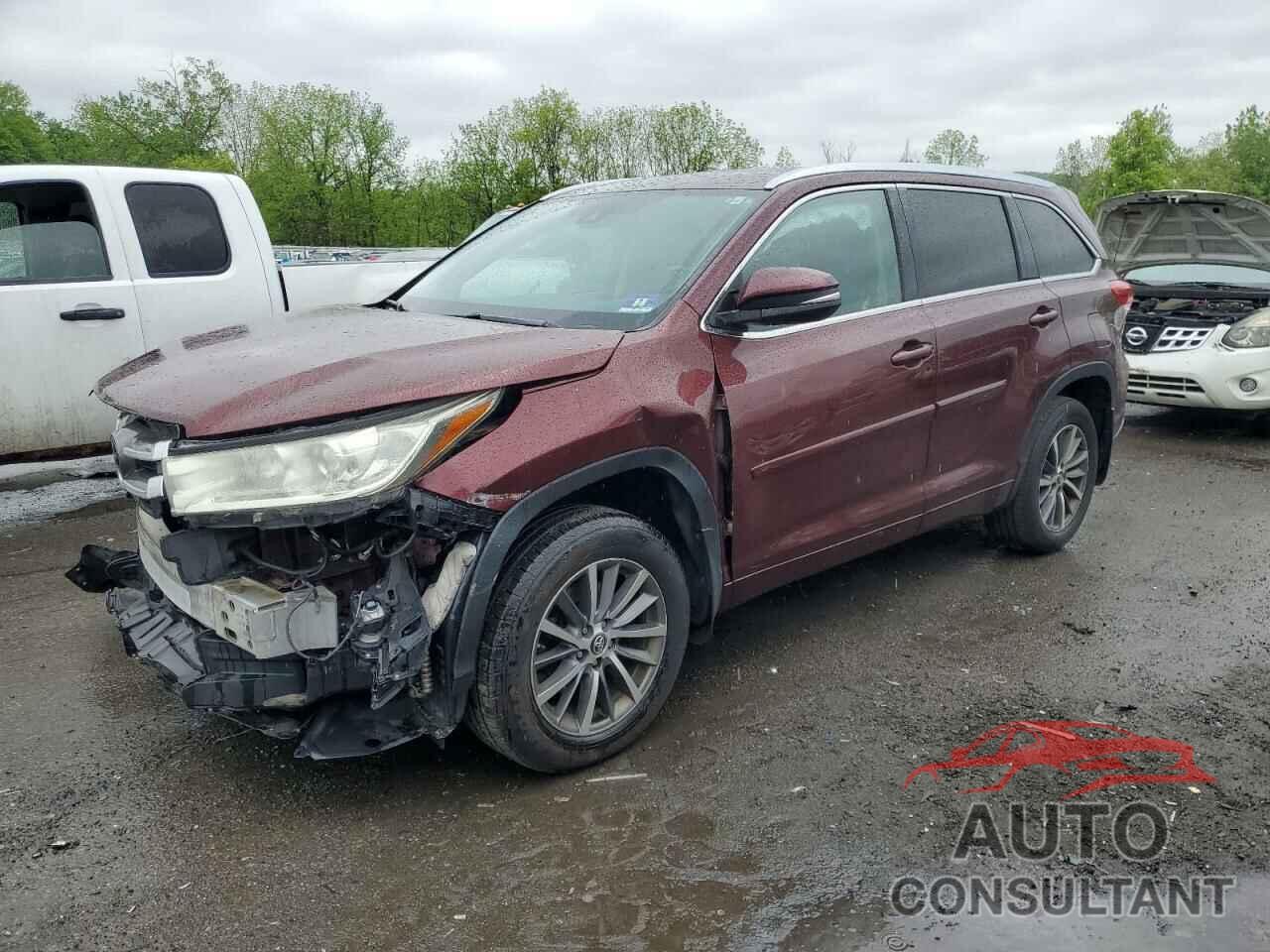 TOYOTA HIGHLANDER 2017 - 5TDJZRFH4HS451470