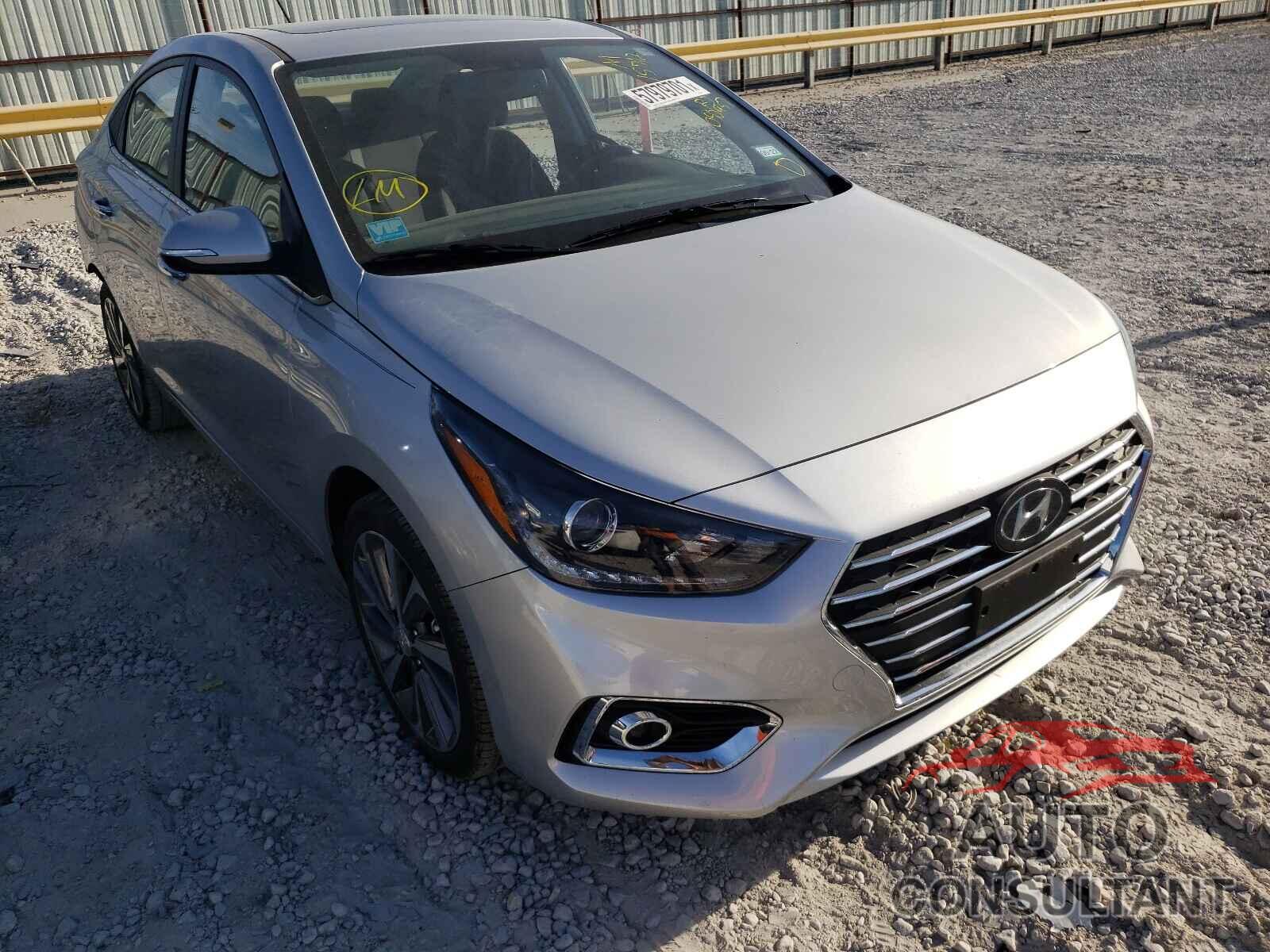 HYUNDAI ACCENT 2019 - 3KPC34A37KE050957