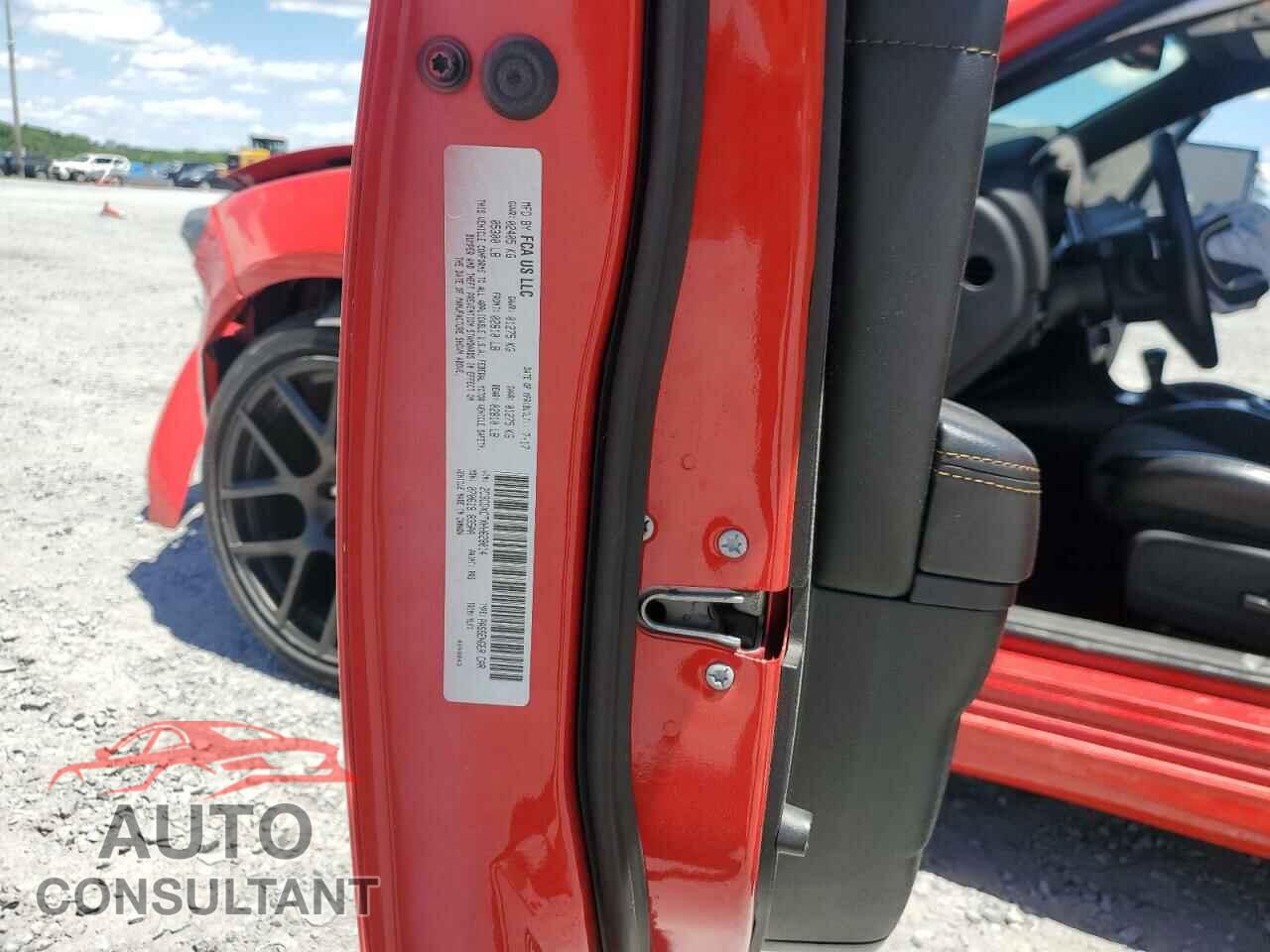 DODGE CHARGER 2017 - 2C3CDXCTXHH628014