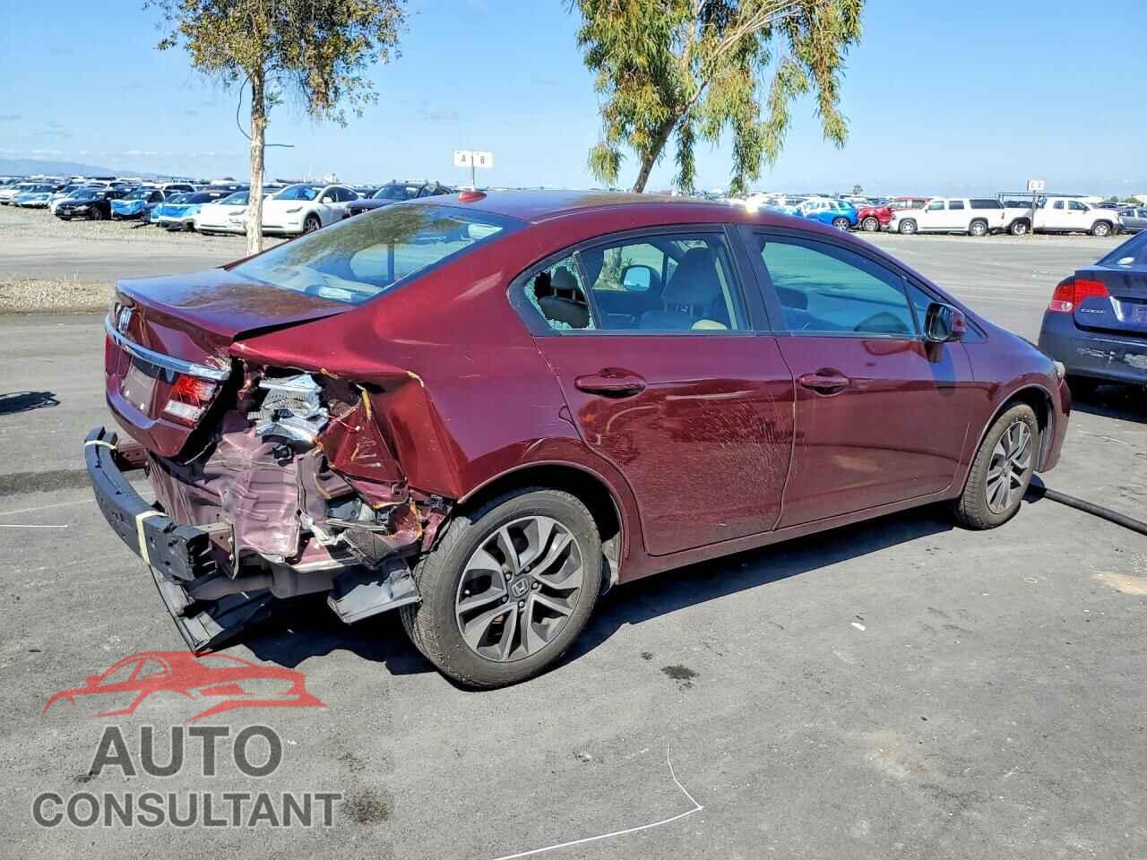 HONDA CIVIC 2013 - 19XFB2F90DE274642