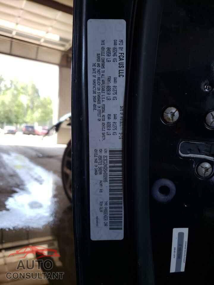 DODGE CHALLENGER 2016 - 2C3CDZAG2GH332095