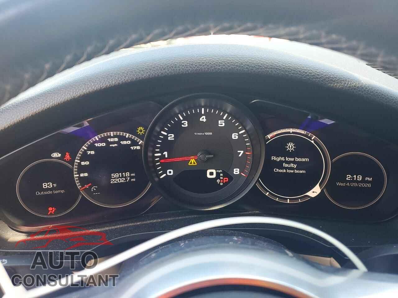 PORSCHE CAYENNE 2019 - WP1AA2AY0KDA10636