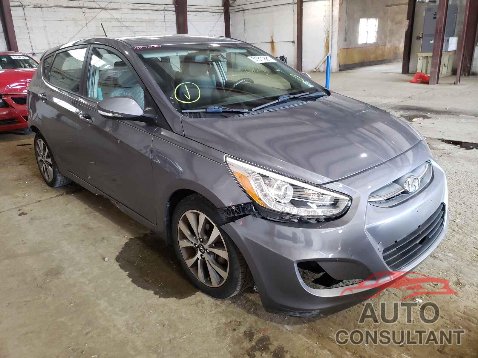 HYUNDAI ACCENT 2017 - KMHCU5AE1HU334031