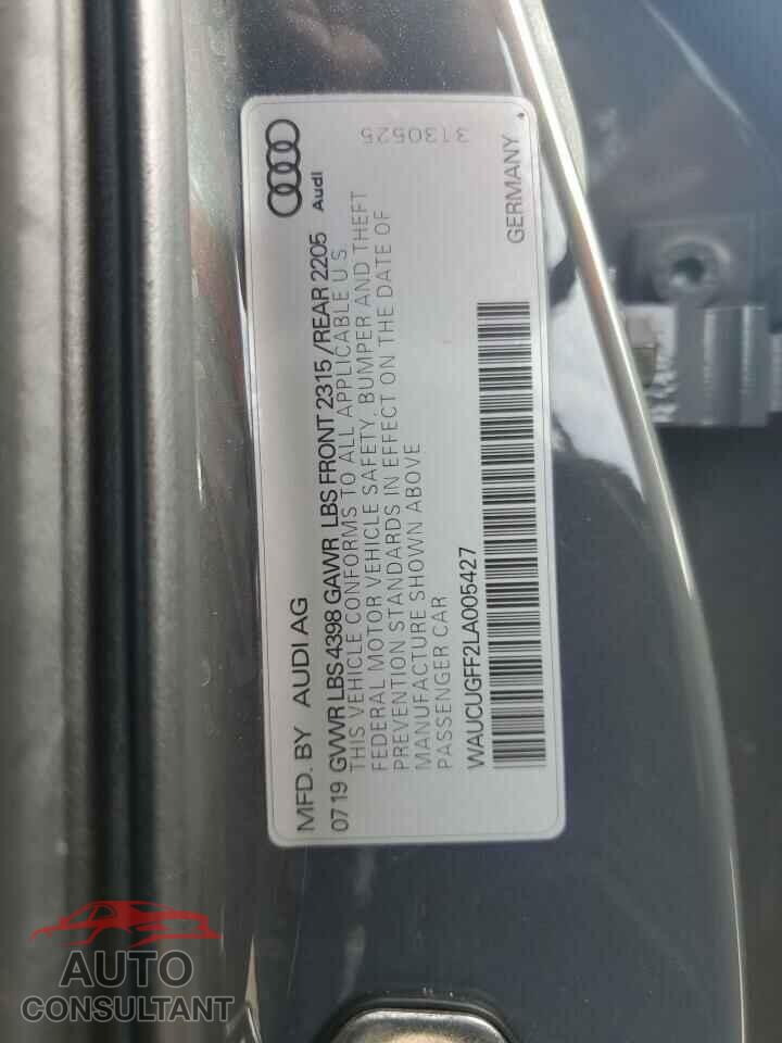 AUDI A3 2020 - WAUCUGFF2LA005427