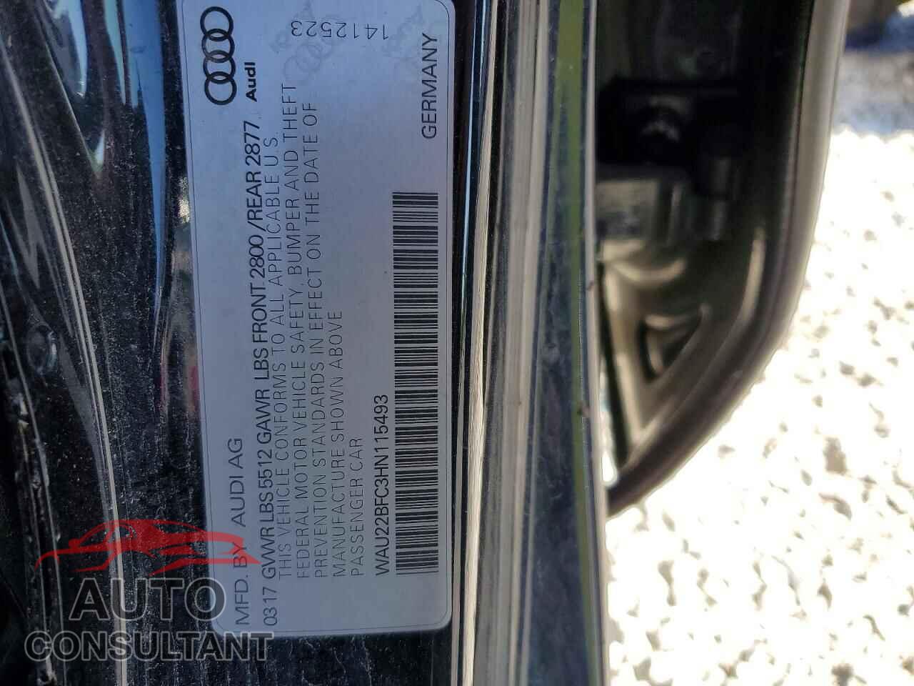 AUDI A7 2017 - WAU22BFC3HN115493