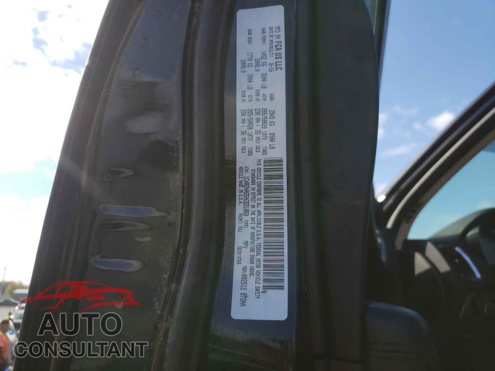 DODGE DURANGO 2017 - 1C4RDHAG5HC651060