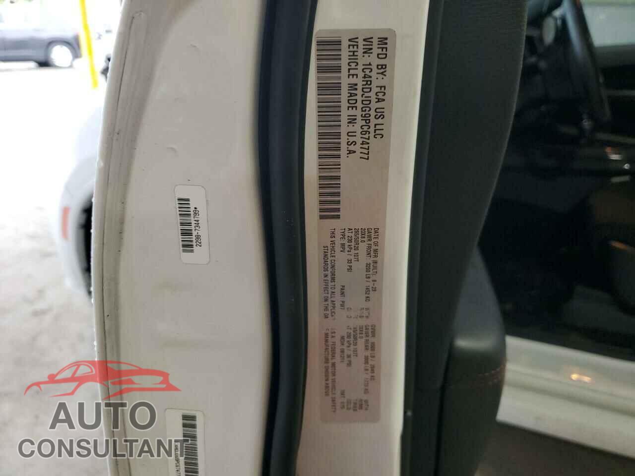 DODGE DURANGO 2023 - 1C4RDJDG9PC674777