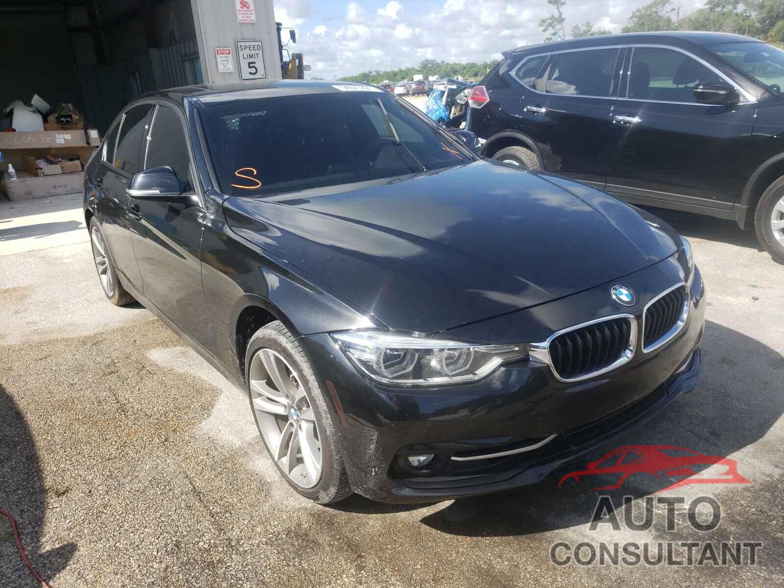 BMW 3 SERIES 2018 - WBA8B9G54JNU98787
