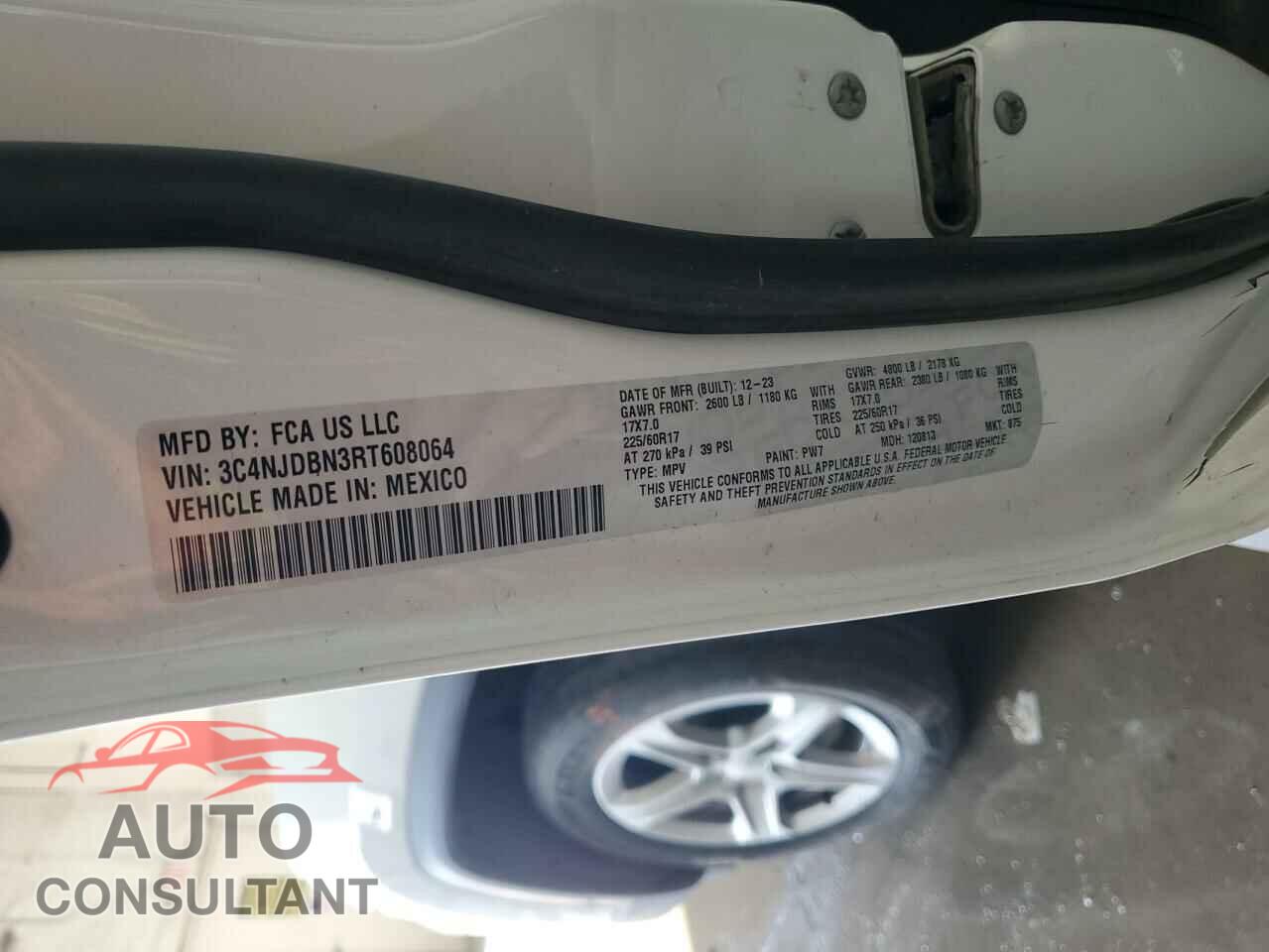 JEEP COMPASS 2024 - 3C4NJDBN3RT608064