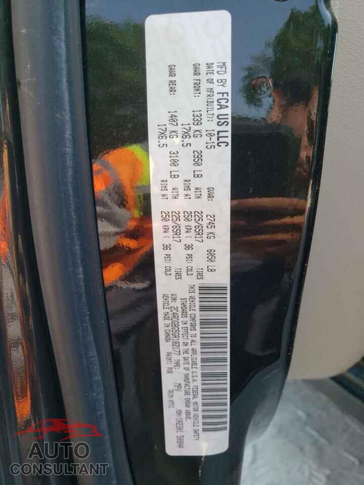 DODGE CARAVAN 2016 - 2C4RDGBG5GR182177