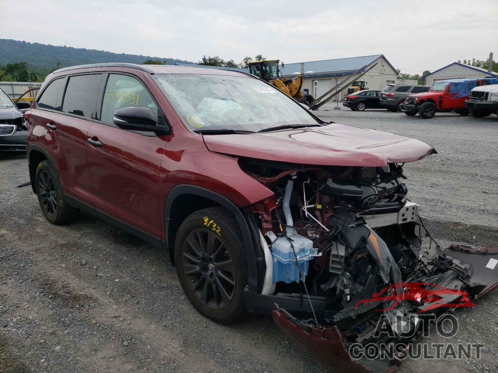 TOYOTA HIGHLANDER 2019 - 5TDJZRFH6KS971306