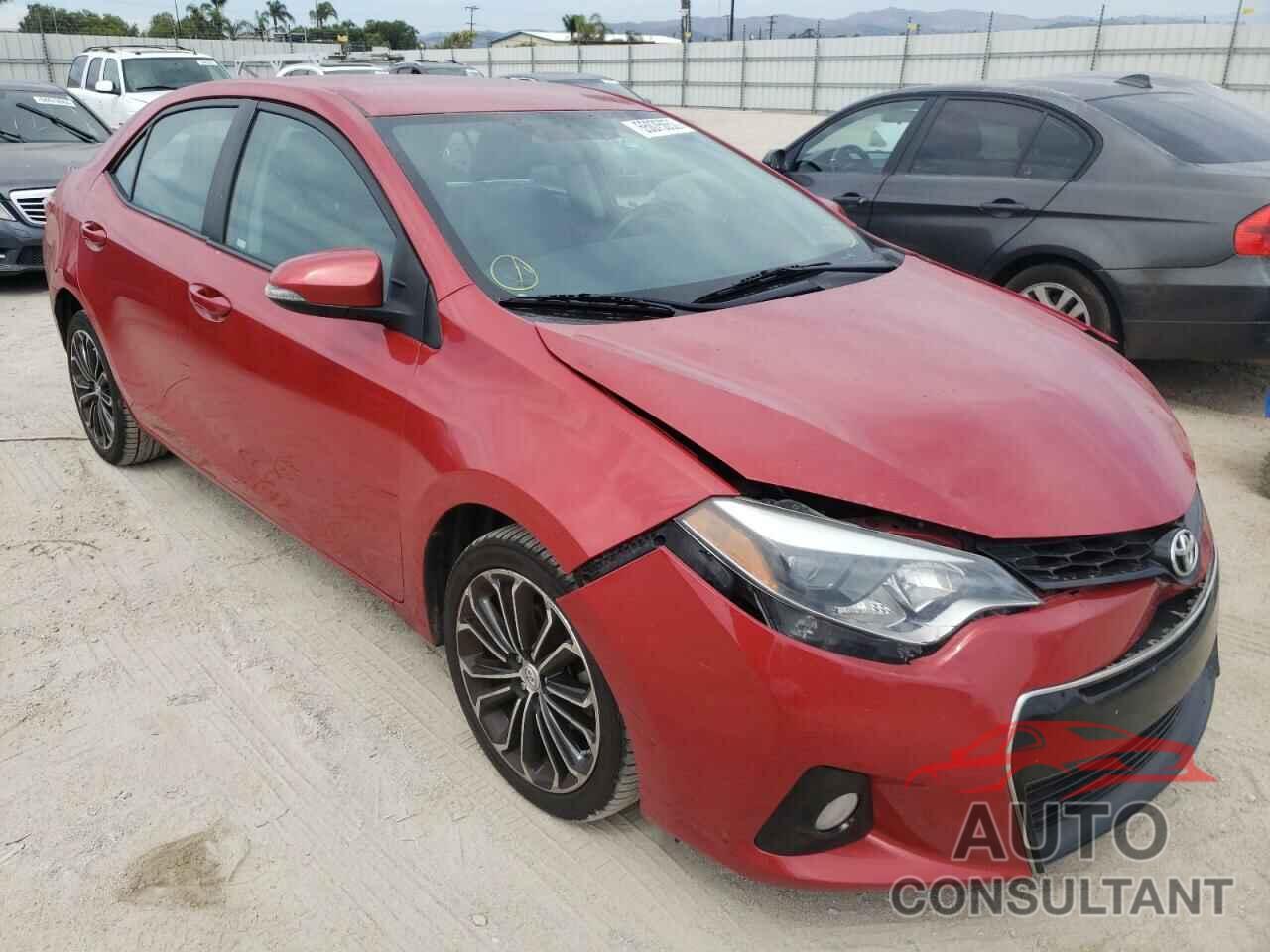 TOYOTA COROLLA 2016 - 2T1BURHE1GC585074