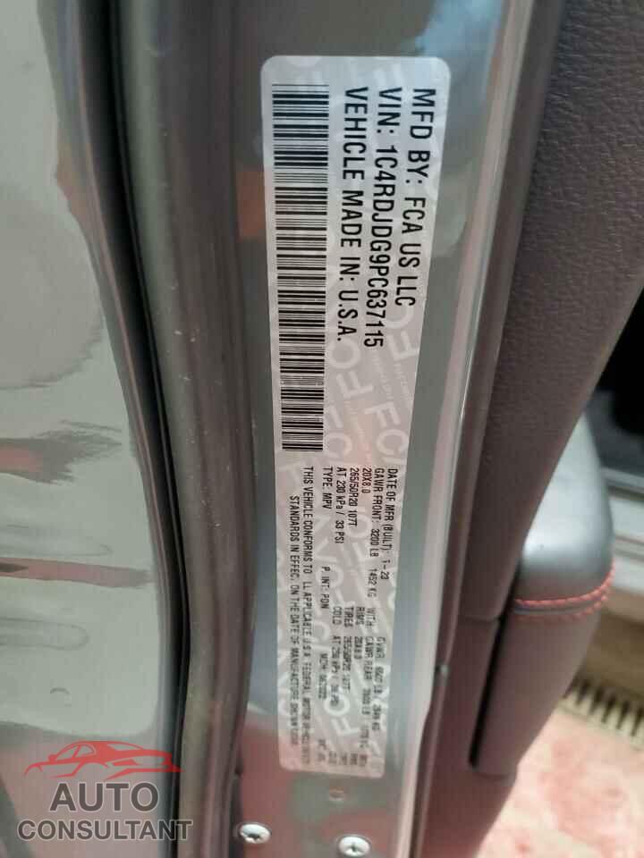 DODGE DURANGO 2023 - 1C4RDJDG9PC637115