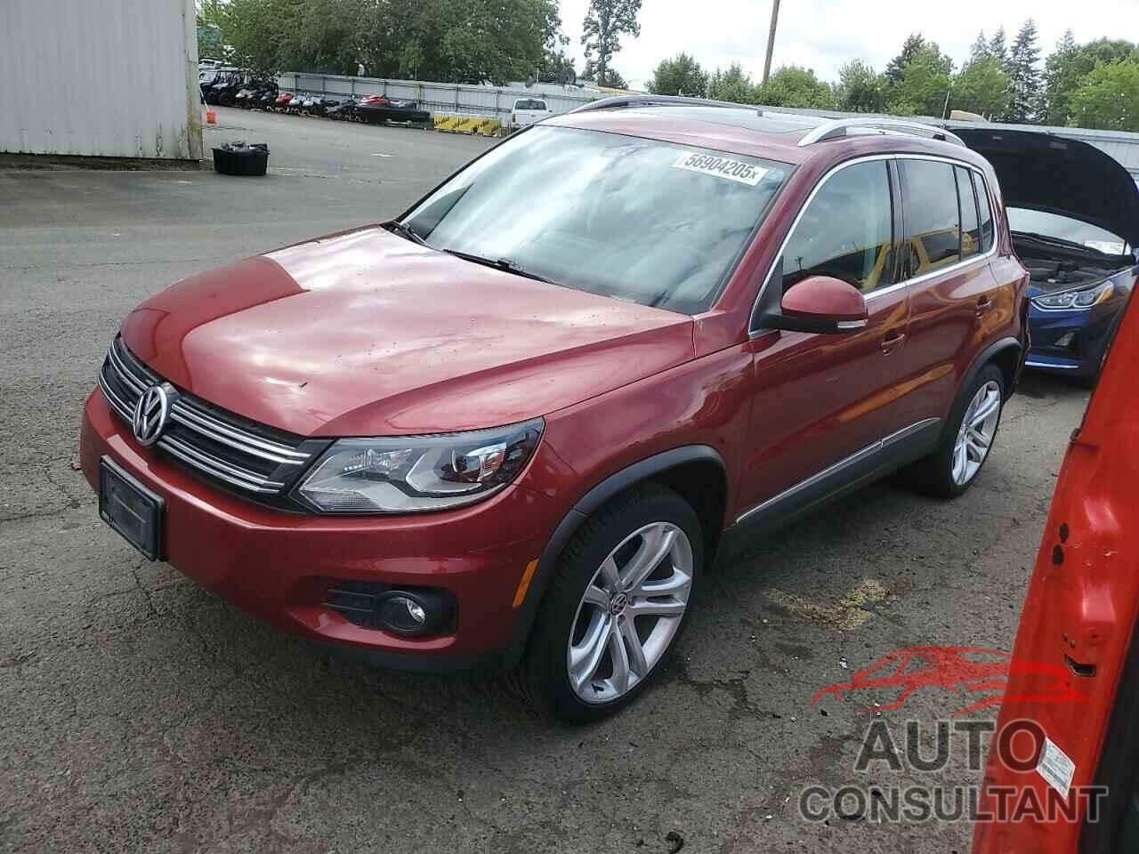 VOLKSWAGEN TIGUAN 2012 - WVGBV7AX1CW003209