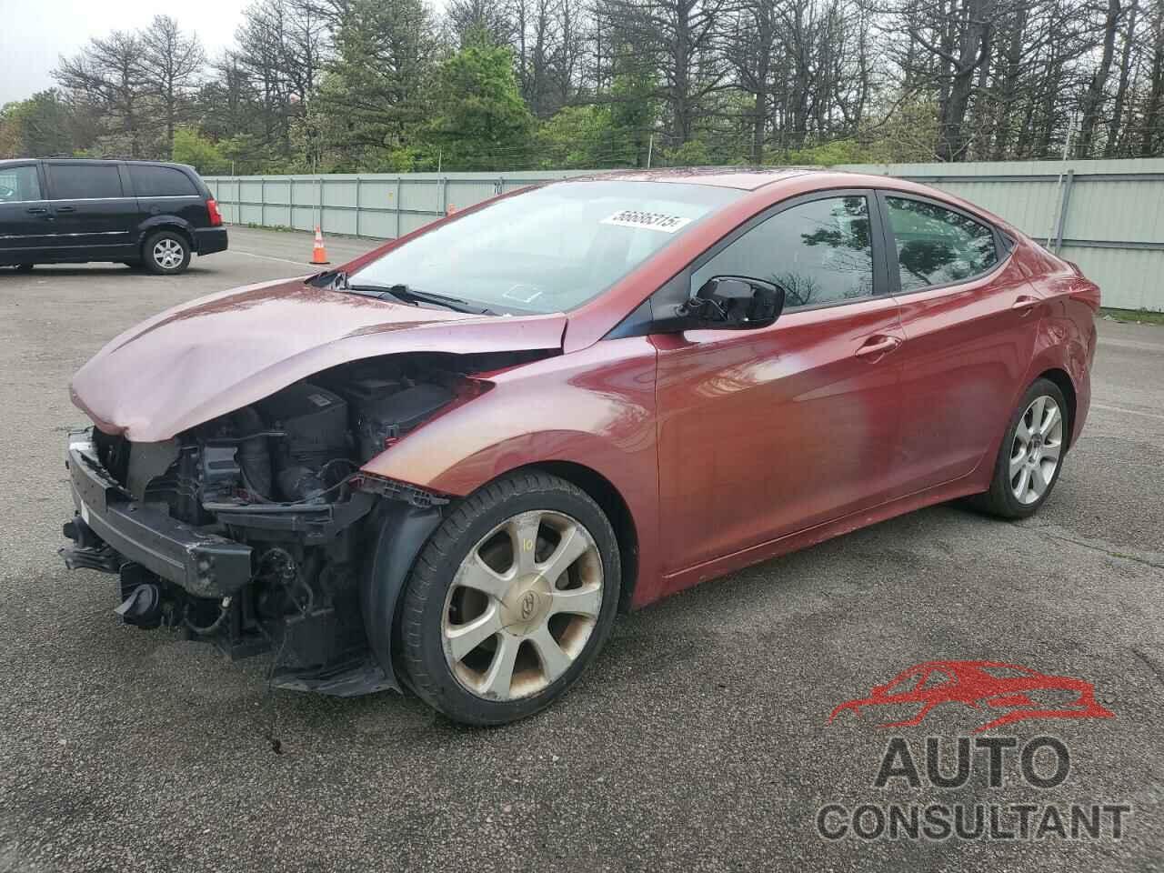 HYUNDAI ELANTRA 2012 - KMHDH4AE5CU257658