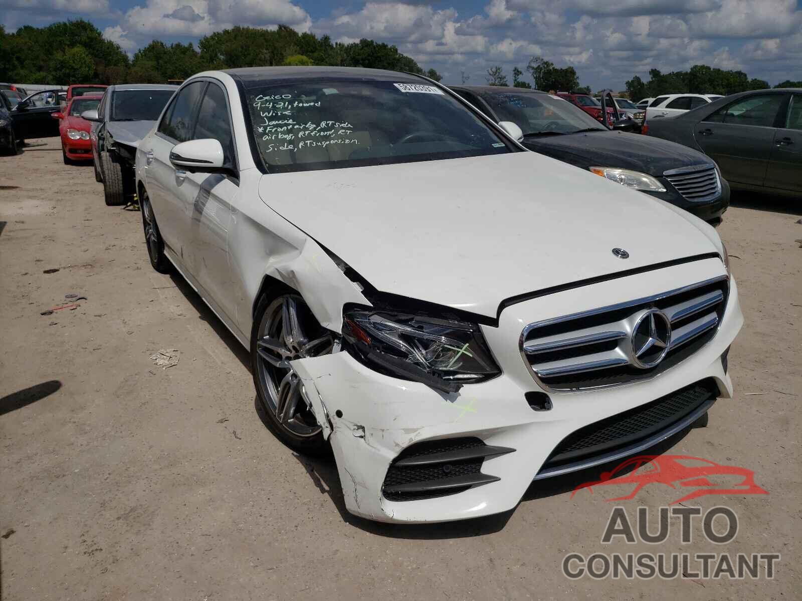 MERCEDES-BENZ E-CLASS 2019 - WDDZF4JB0KA600730