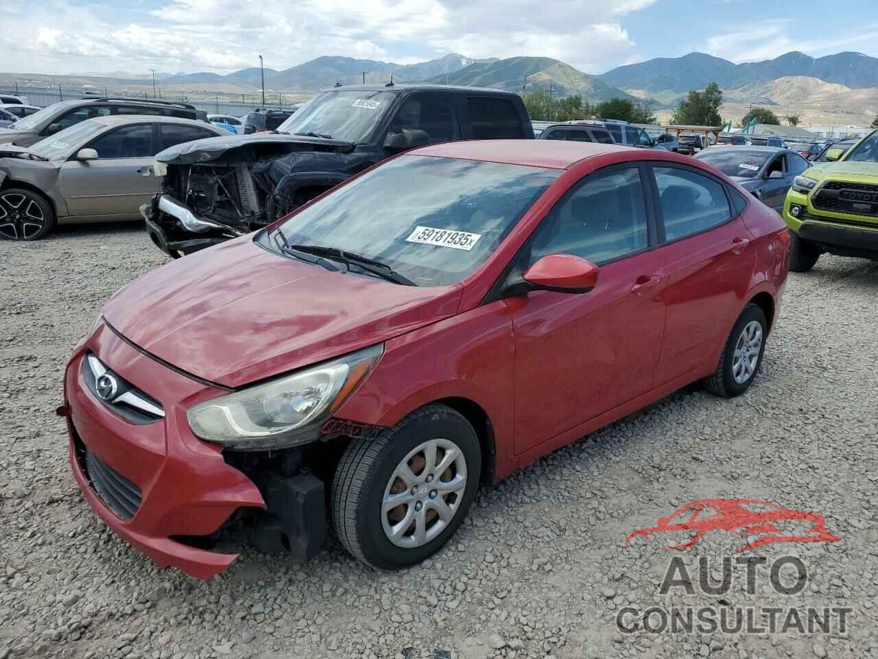 HYUNDAI ACCENT 2013 - KMHCT4AE8DU583286
