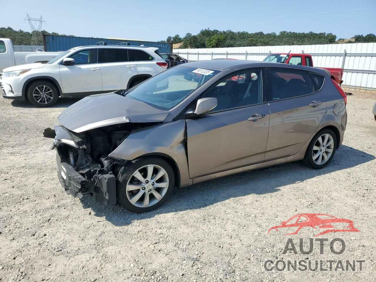 HYUNDAI ACCENT 2013 - KMHCU5AE5DU072265