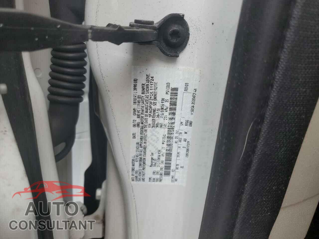 FORD FOCUS 2013 - 1FADP3F21DL111724