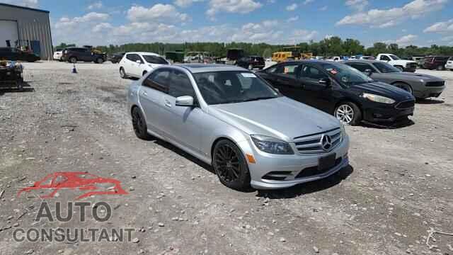 MERCEDES-BENZ C-CLASS 2011 - WDDGF8BB8BR162604