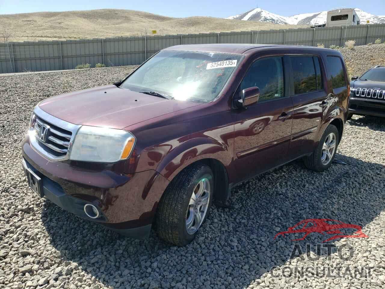 HONDA PILOT 2012 - 5FNYF4H75CB056791