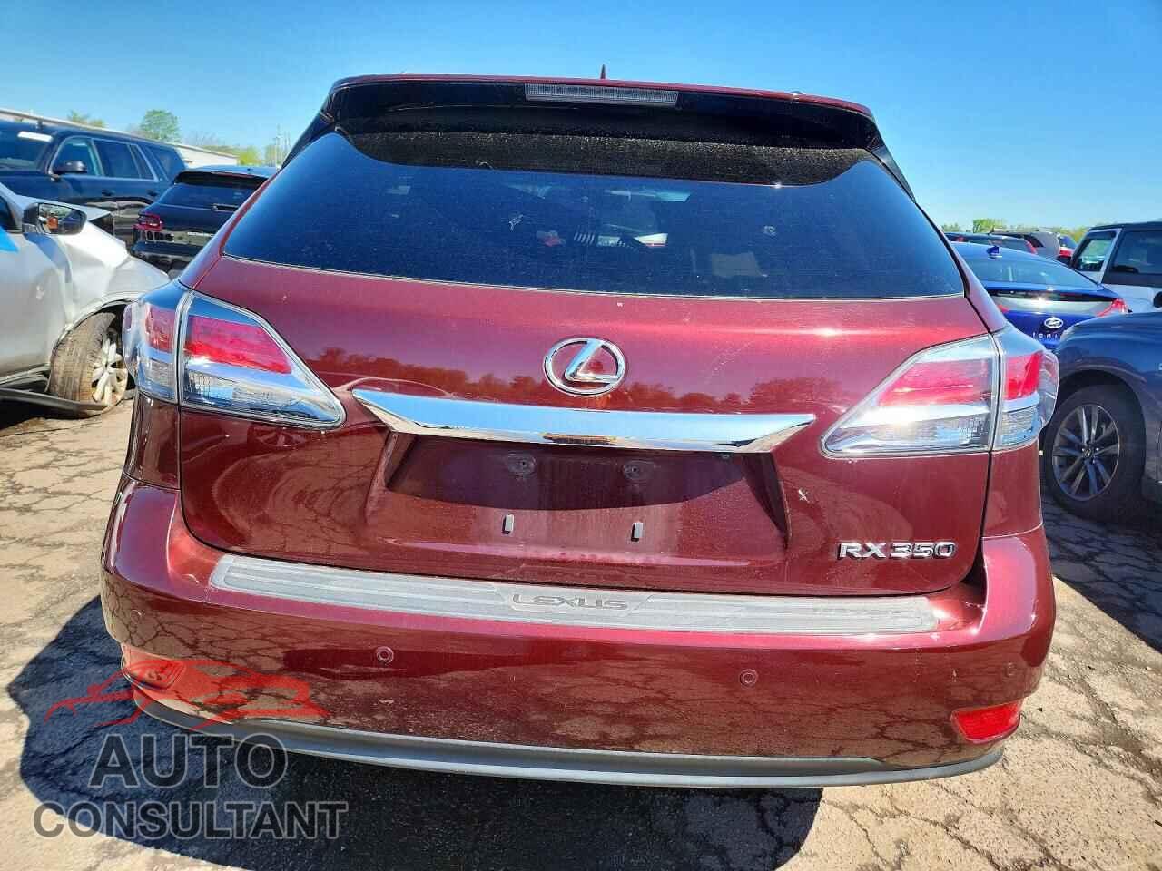 LEXUS RX350 2013 - 2T2BK1BA4DC167418