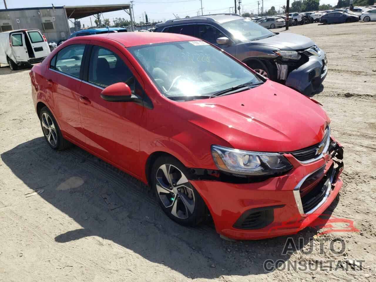 CHEVROLET SONIC 2020 - 1G1JF5SB5L4112958