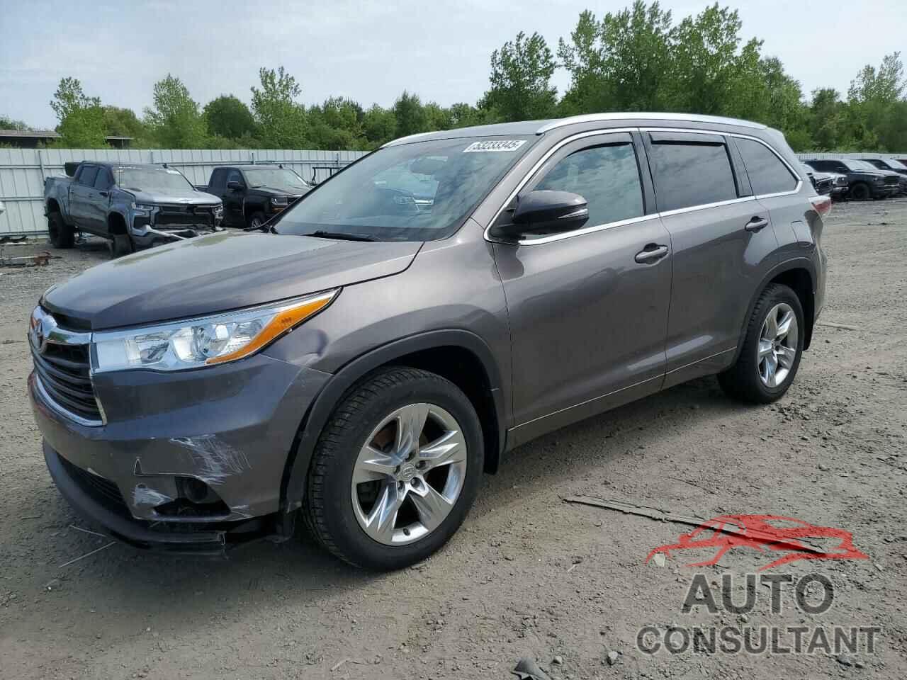 TOYOTA HIGHLANDER 2015 - 5TDDKRFHXFS153228