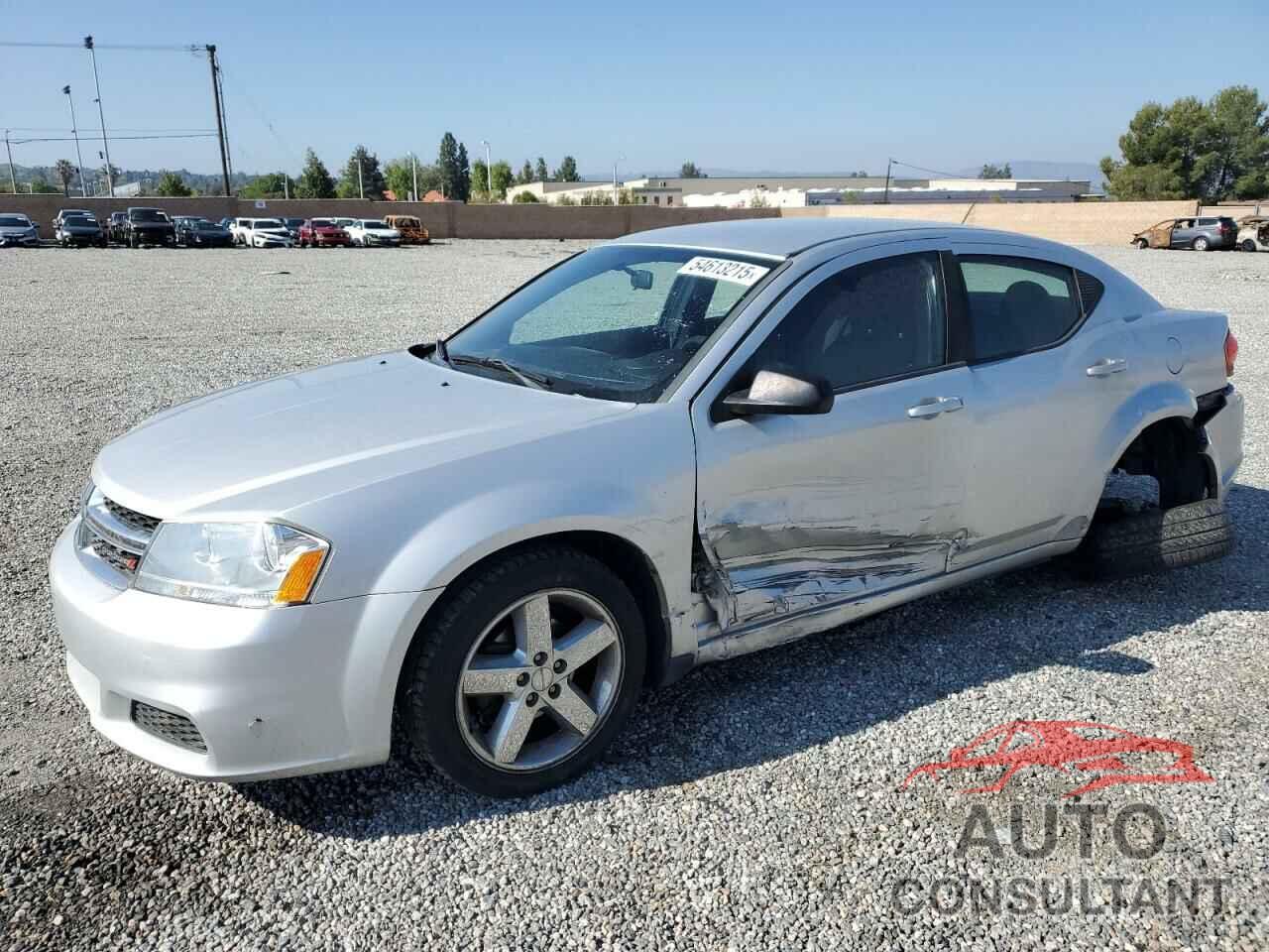 DODGE AVENGER 2012 - 1C3CDZAB0CN141670