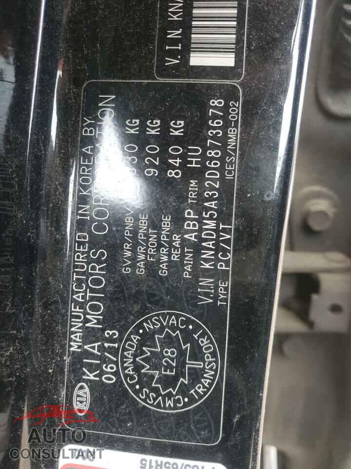 KIA RIO 2013 - KNADM5A32D6873678