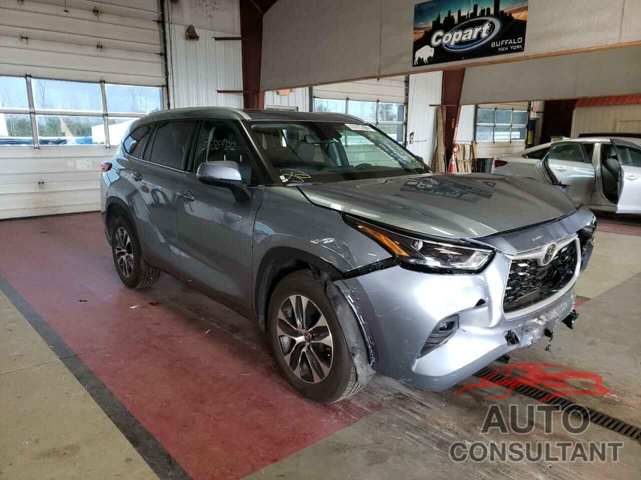 TOYOTA HIGHLANDER 2022 - 5TDGZRAH0NS119961