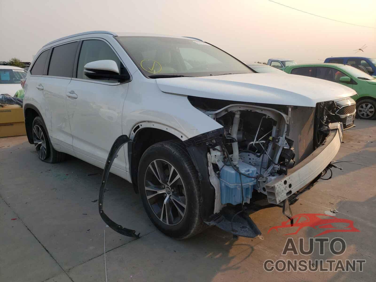 TOYOTA HIGHLANDER 2016 - 5TDKKRFH9GS175844
