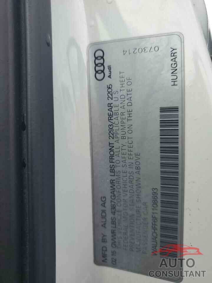 AUDI A3 2015 - WAUACHFF6F1108693