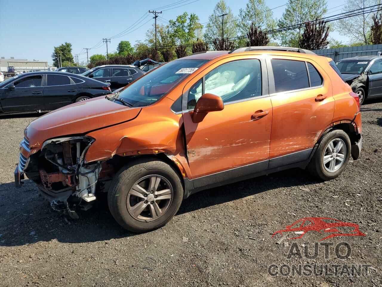 CHEVROLET TRAX 2016 - KL7CJLSB2GB564125