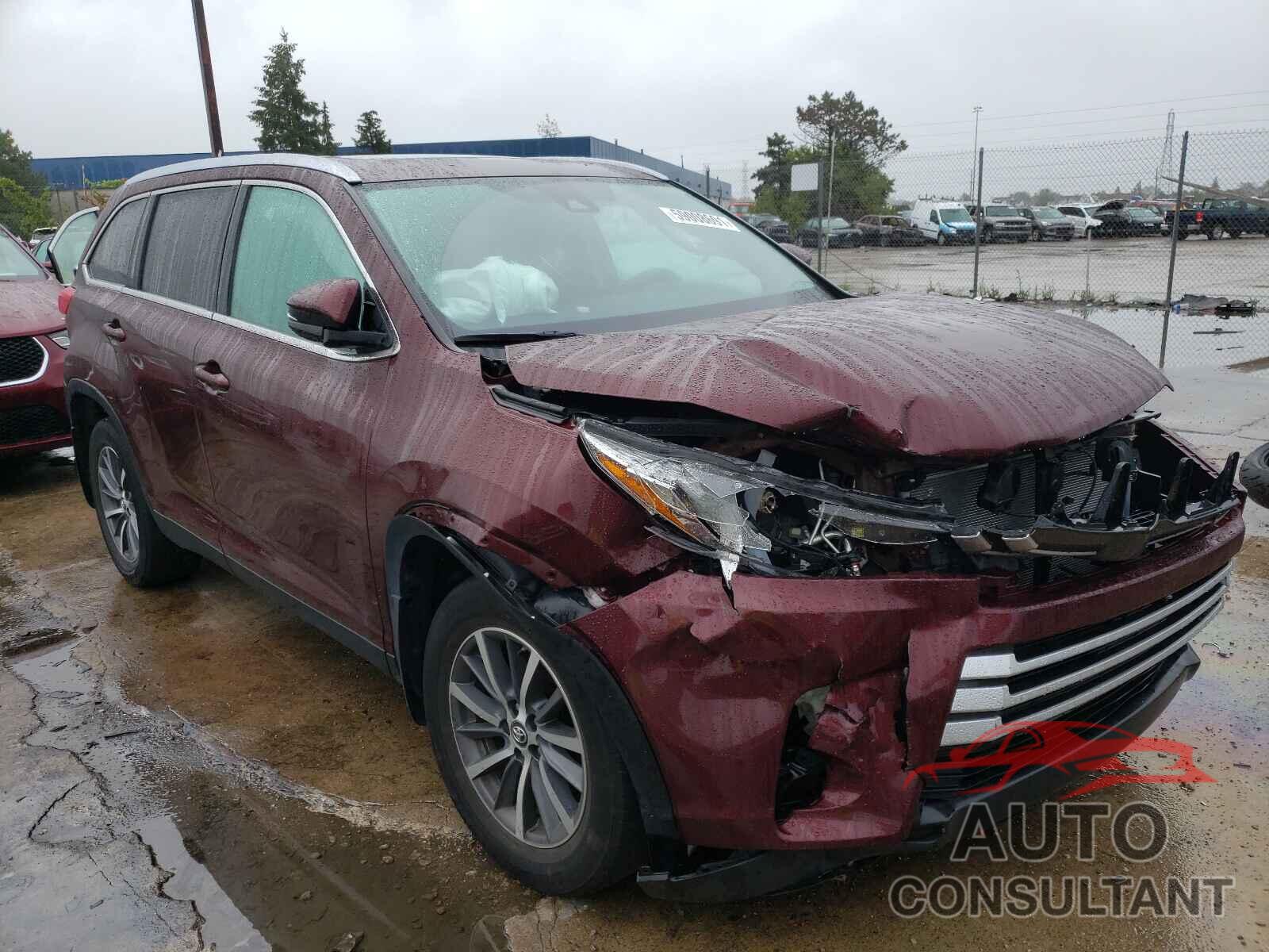 TOYOTA HIGHLANDER 2019 - 5TDJZRFH6KS927550