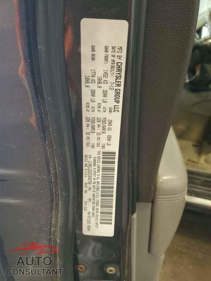 DODGE DURANGO 2013 - 1C4RDJDG2DC693750