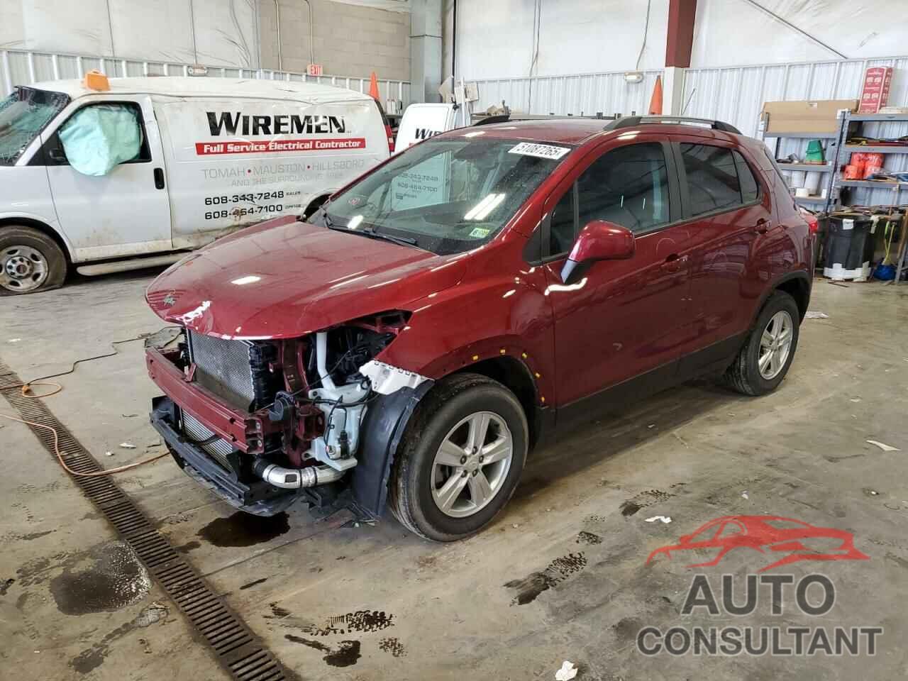 CHEVROLET TRAX 2022 - KL7CJPSM8NB507269