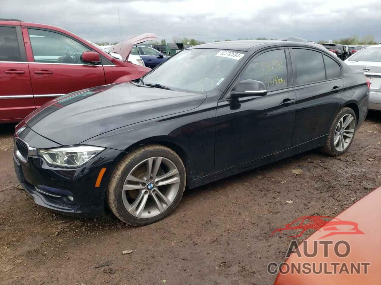 BMW 3 SERIES 2018 - WBA8D9C53JEM34787