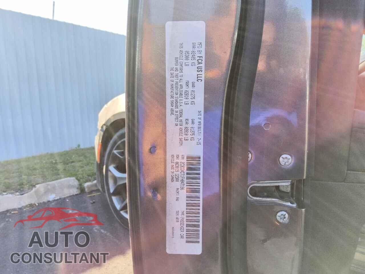 DODGE CHARGER 2015 - 2C3CDXCT1FH847196