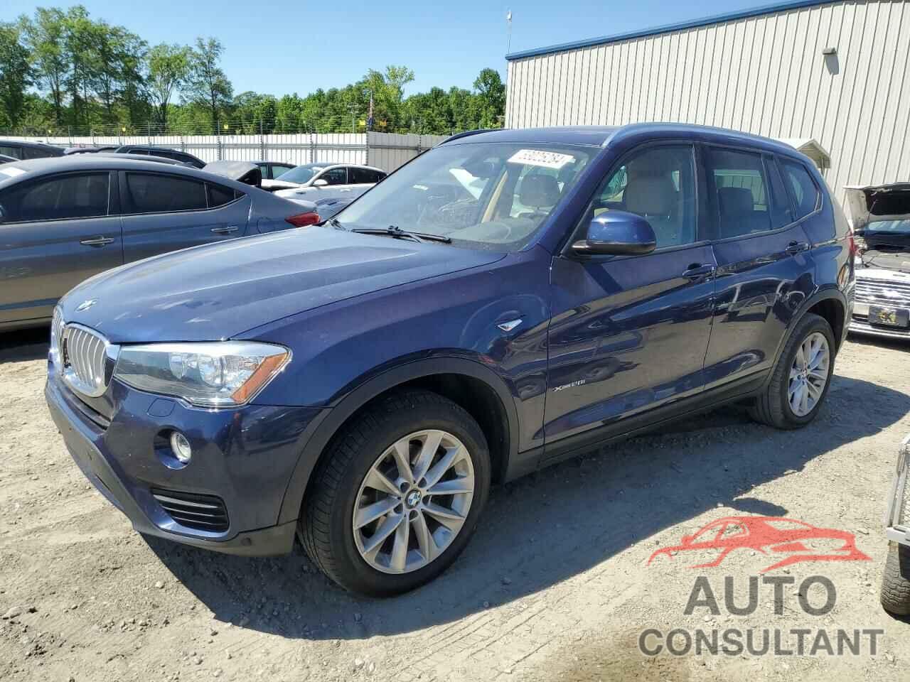 BMW X3 2017 - 5UXWX9C39H0T21514