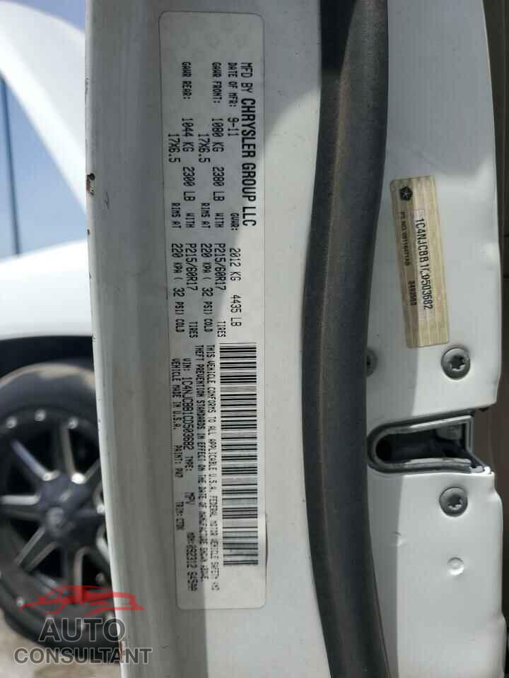 JEEP COMPASS 2012 - 1C4NJCBB1CD503682