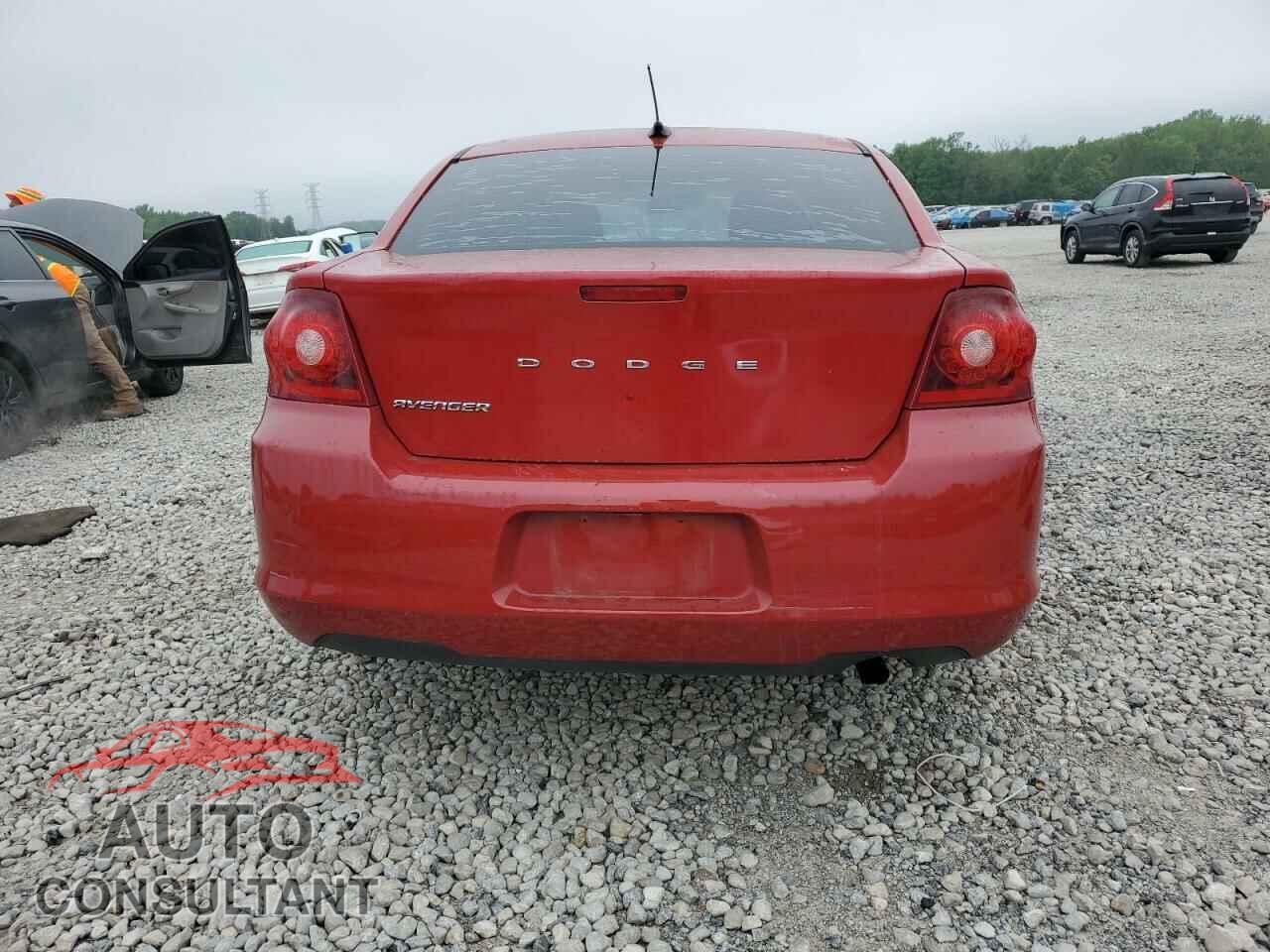 DODGE AVENGER 2013 - 1C3CDZAB6DN610407