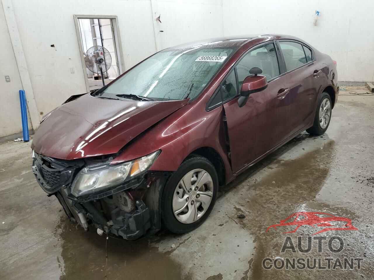 HONDA CIVIC 2013 - 19XFB2F54DE071802