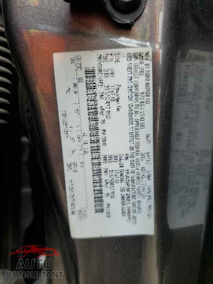 FORD FOCUS 2014 - 1FADP3F28EL166883