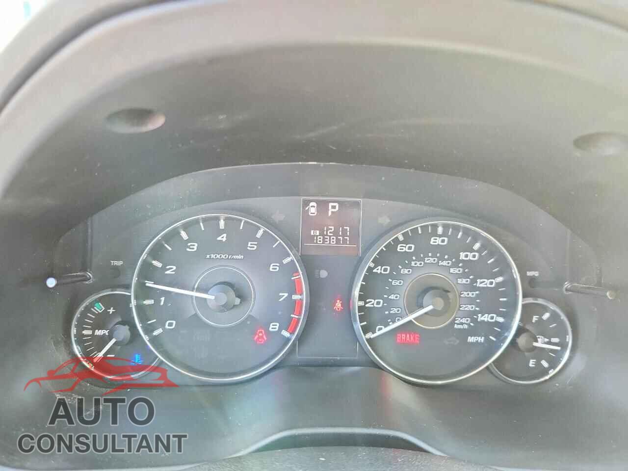 SUBARU OUTBACK 2011 - 4S4BRCCC6B3404231